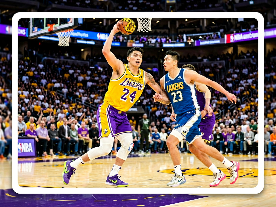 多宝电竞NBA资讯：湖人对阵勇士的激烈比赛现场